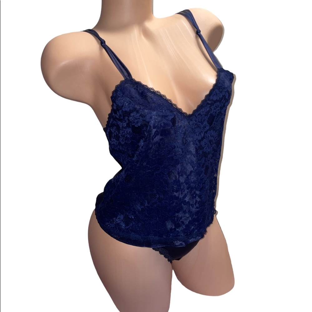 Vintage Victoria’s Secret Gold Label Blue Camisole M